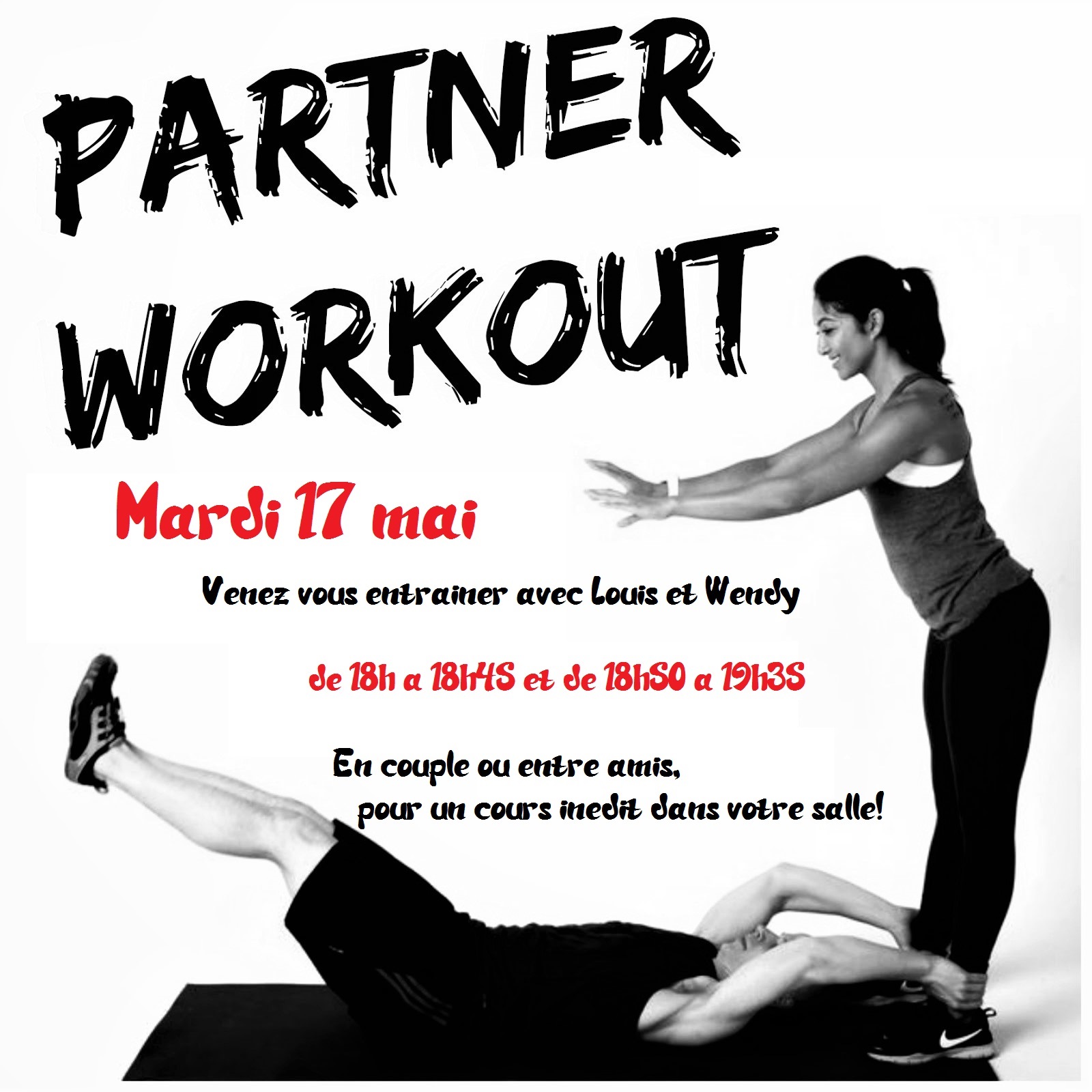 Lire la suite à propos de l’article PARTNER WORKOUT