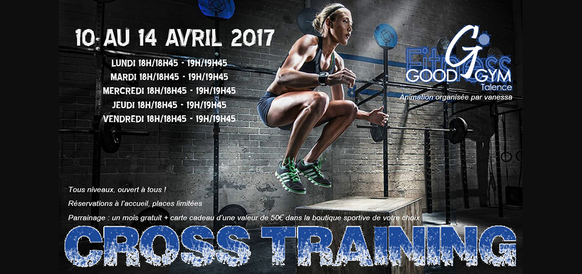 Lire la suite à propos de l’article Cross Fit dans votre centre Fitness Goodgym !